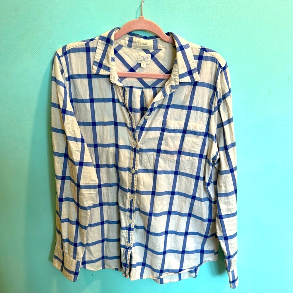 J. Crew Flannel Button Down - image 1